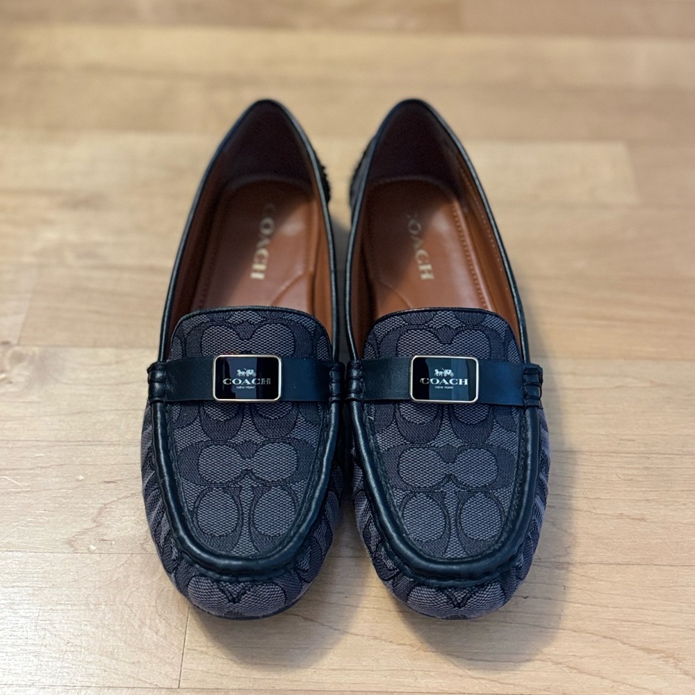 Women’s Coach Smoke/Coal/Black Mona Signature Jacquard Drivers